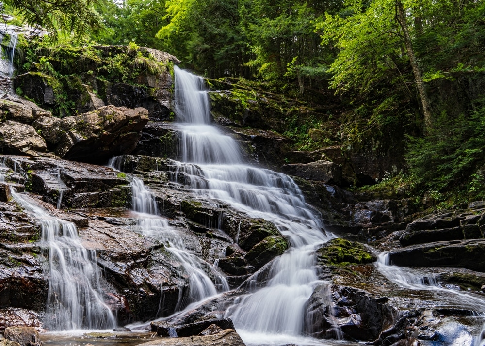 Shelving Falls is one of the best waterfalls in the Adirondacks
